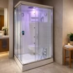4 x 4 Ft Multi-System Steam Shower Room with Hydromassage & Digital Panel