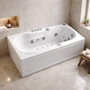4.6 x 2.6 Ft Fully Loaded Jacuzzi Bathtub
