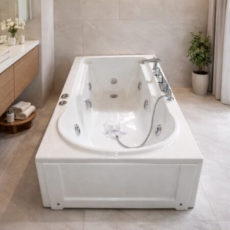 4.6 x 2.6 Ft Fully Loaded Jacuzzi Bathtub