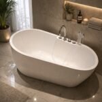 5.6 x 2.6 Ft Free Standing Bathtub