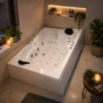 6 x 4 Ft Fully Loaded Jacuzzi Bathtub with Touch Panel