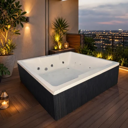 6 x 6 Ft Fully Loaded Jacuzzi Bathtub
