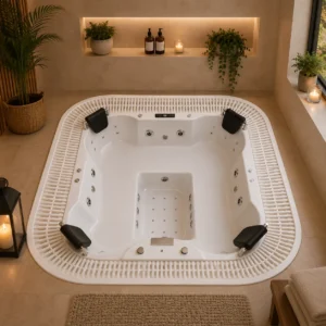 7.6 x 7.6 Ft Spa Jacuzzi