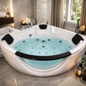 5 x 5 Ft Corner Jacuzzi Bathtub